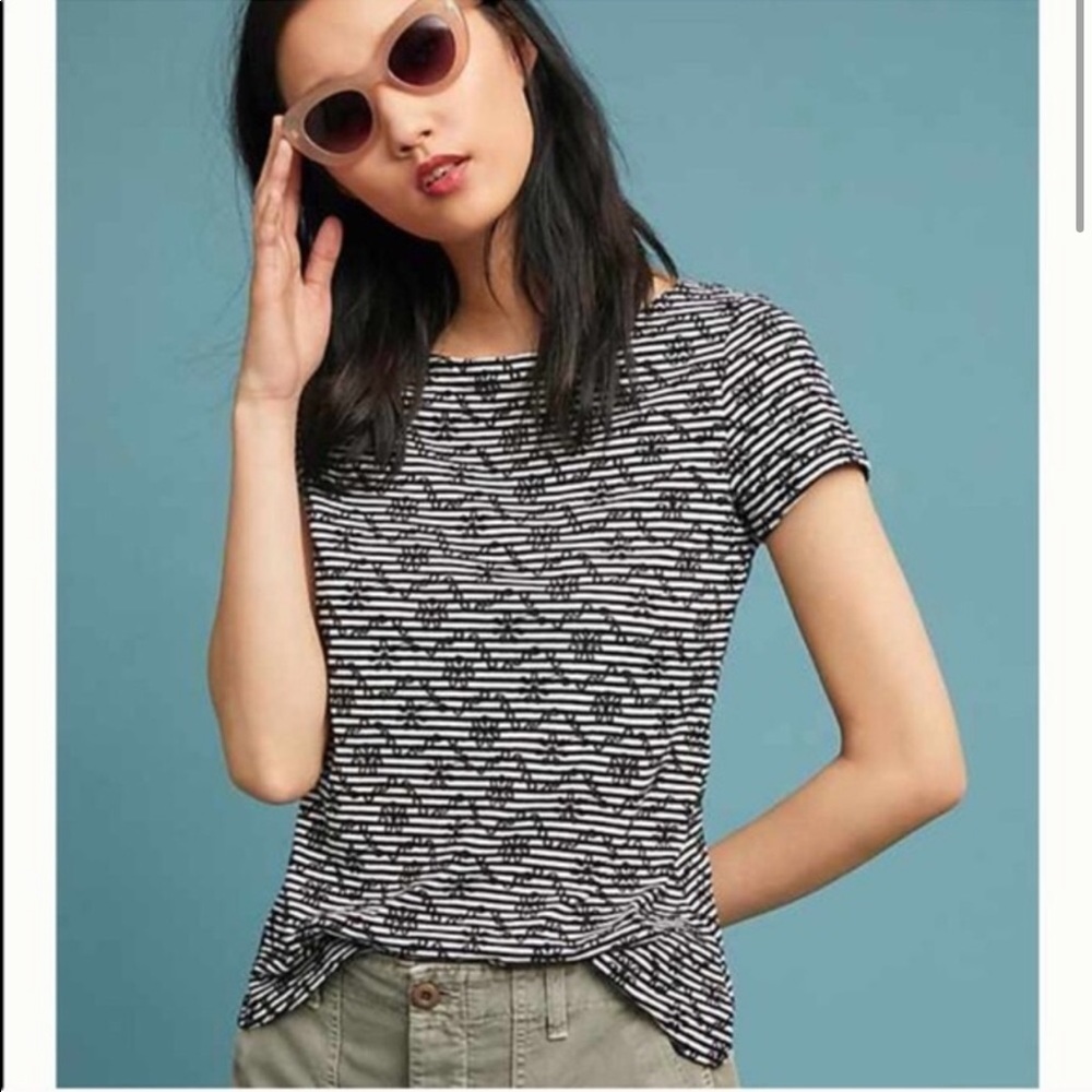 Anthropologie Postmark Bennett Knit Top Sz M